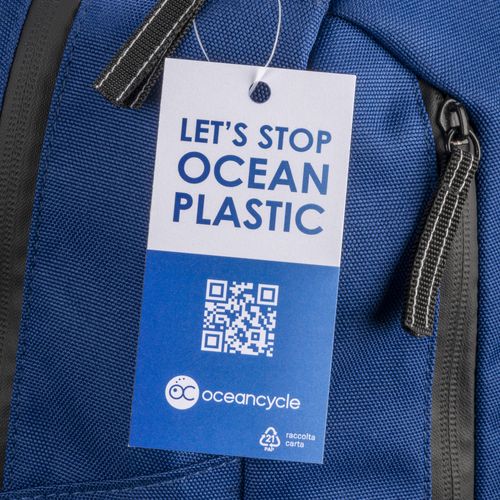 Laptop backpack (15) made of OceanCycle-certified recycled PET (R-PET) Laptop backpack (15) made of OceanCycle-certified recycled PET (R-PET)