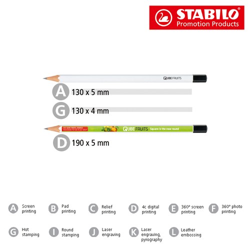 STABILO crayon graphite géant