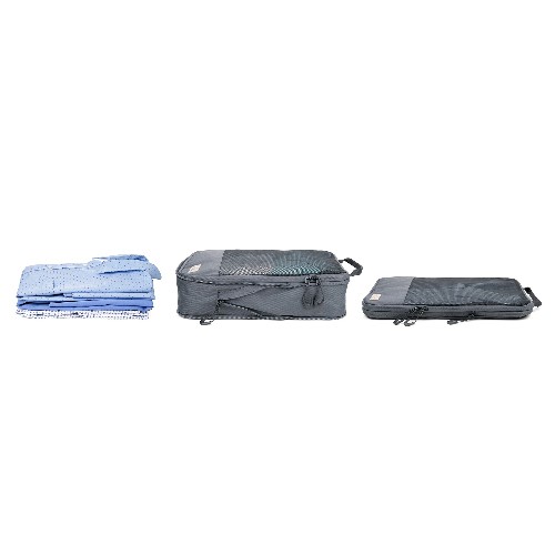 Blue Cycle Packing Cubes TROIKA BLUE CYCLE PACKING CUBES