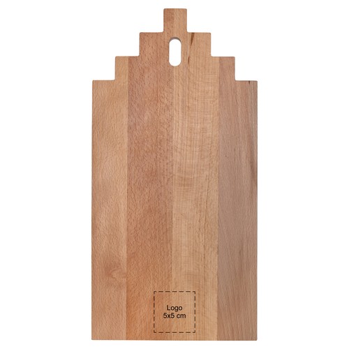 Beech board stepped gable house 40x20 cm Beech board stepped gable house 40x20 cm