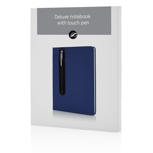 Libreta A5 PU básica con bolígrafo táctil Libreta A5 PU básica con bolígrafo táctil