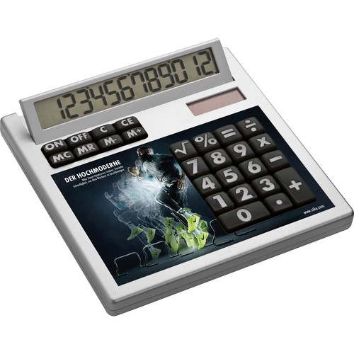 Calculator Own Design met inlegplaatje zonder gaatjes Calculator Own Design met inlegplaatje zonder gaatjes