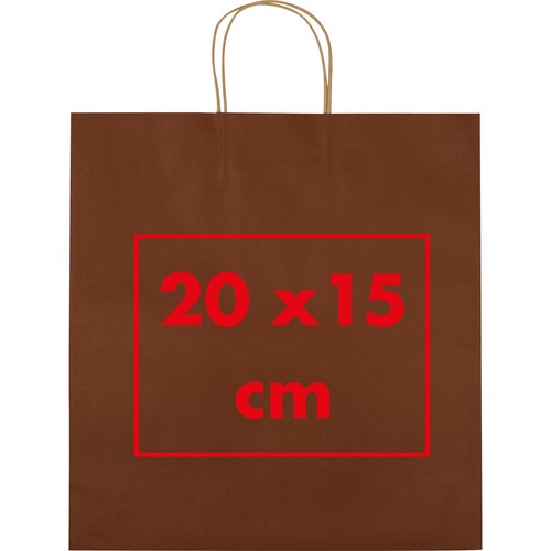 Borsa grande in carta riciclata con due maniglie GUS Borsa grande in carta riciclata con due maniglie GUS