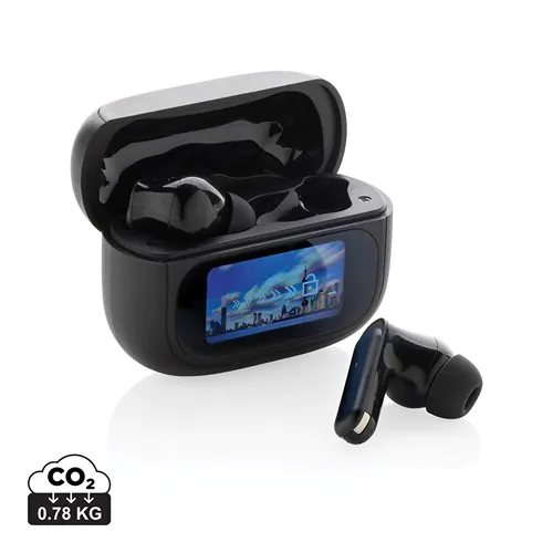 Airtune RCS recycled plastic ANC earbuds with touch screen Airtune RCS recycled plastic ANC earbuds with touch screen