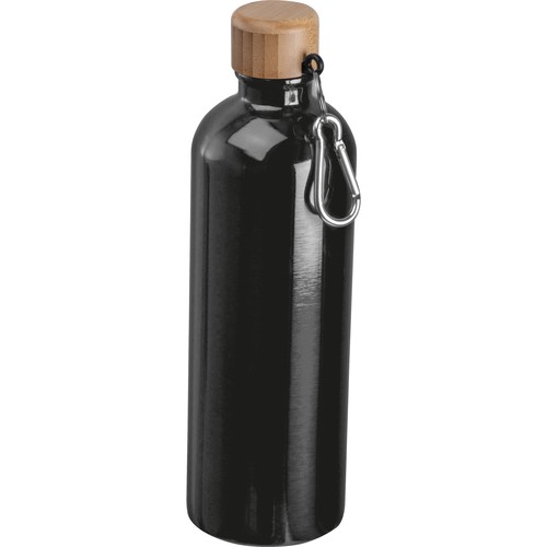 Gourde en acier inoxydable avec mousqueton, 750ml Gourde en acier inoxydable avec mousqueton, 750ml
