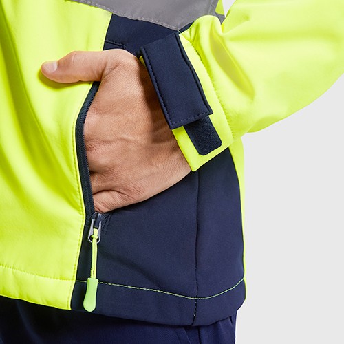 Two-colour high-visibility softshell ANTARES Two-colour high-visibility softshell ANTARES