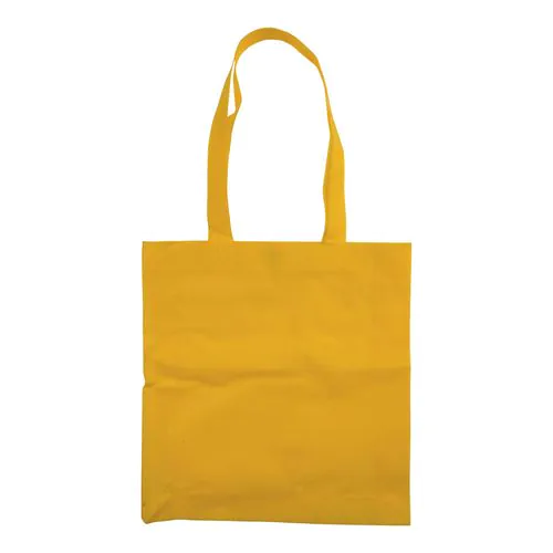 Stitched 80 g/m2 non-woven fabric shopping bag, long handles
