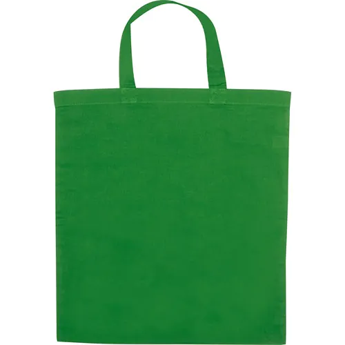 Bolsa de algodón con asas cortas