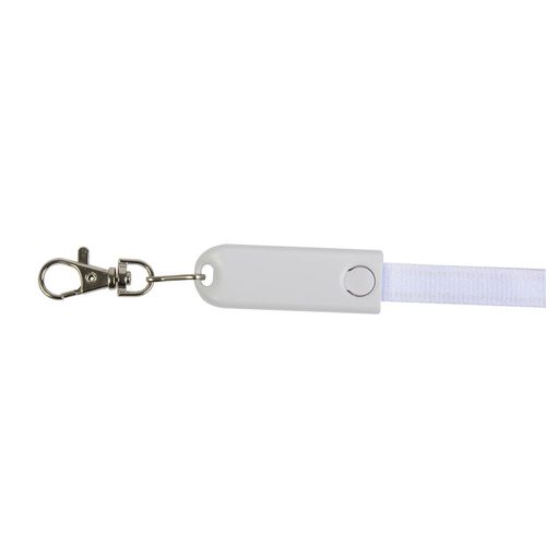 Lanière avec mousqueton avec fonction de cable de recharge avec prise Micro-USB/Lightning/ Lanière avec mousqueton avec fonction de cable de recharge avec prise Micro-USB/Lightning/
