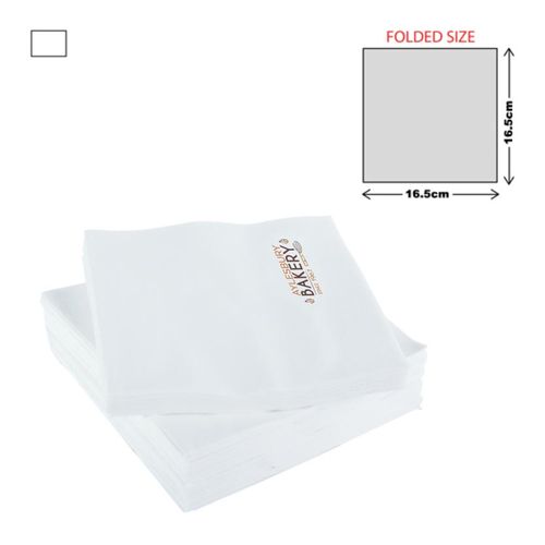 Paper Lunch Napkin 3Ply - White (33x33cm) Paper Lunch Napkin 3Ply - White (33x33cm)