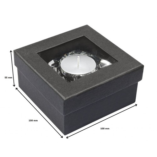 PORTE-BOUGIE CHAUFFE PLAT CRISTAL ETOILE