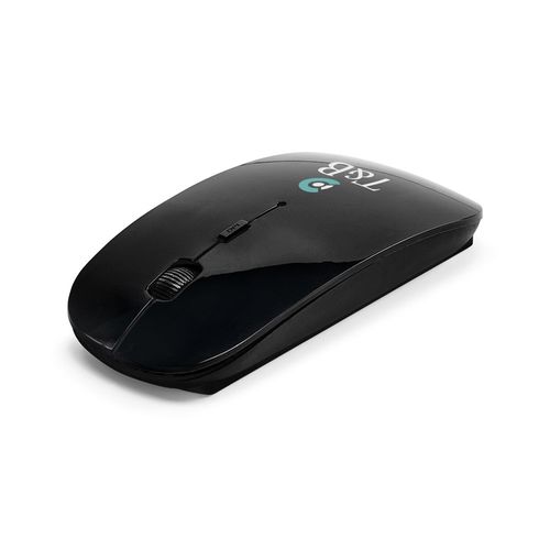 BLACKWELL. Battery-operated wireless mouse in recycled ABS (100% rABS) BLACKWELL. Battery-operated wireless mouse in recycled ABS (100% rABS)