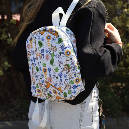 PETIT SAC À DOS EN COTON PERSONNALISABLE PETIT SAC À DOS EN COTON PERSONNALISABLE