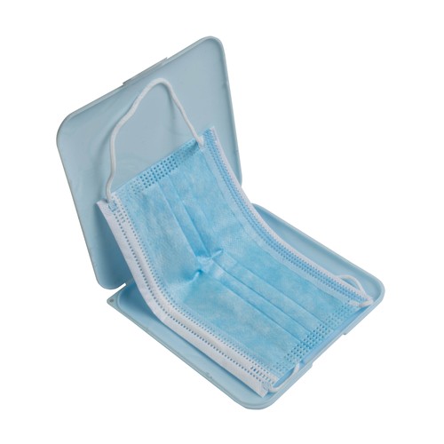 PP mask holder case with antibacterial treatment. ISO 22196 PP mask holder case with antibacterial treatment. ISO 22196