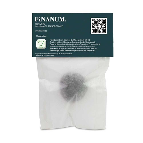 Boule-Fleurs avec graines dans un sachet en verre - 1 pièce Boule-Fleurs avec graines dans un sachet en verre - 1 pièce