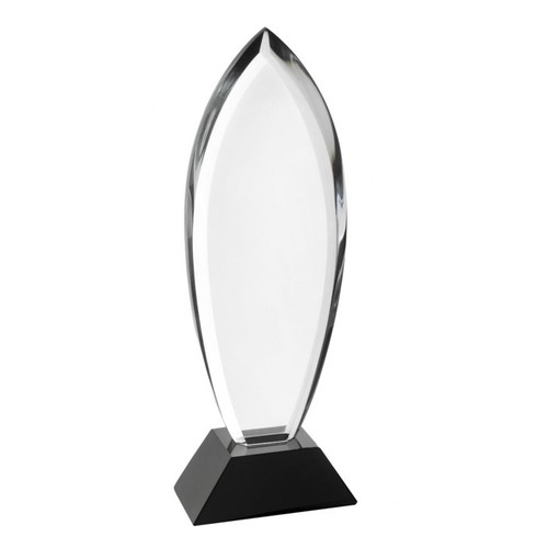 CRYSTAL TROPHY ROME H=297 MM. SP.25 MM. CRYSTAL TROPHY ROME H=297 MM. SP.25 MM.