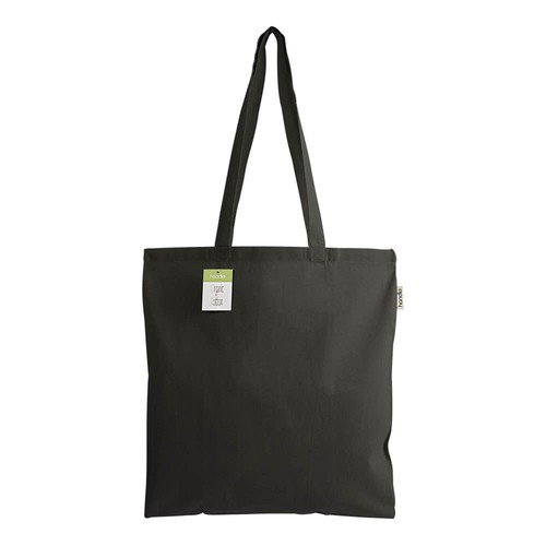 140 g/m2 organic cotton shopping bag, long handles 140 g/m2 organic cotton shopping bag, long handles