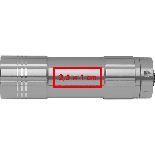 6 COB metal torch Montargis