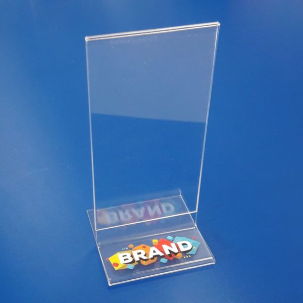 Brochure stand L DL with imprint