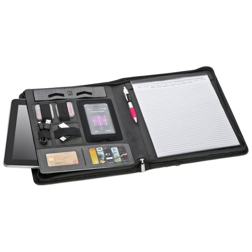 Conference folder A4 with power bank 5000 mAh