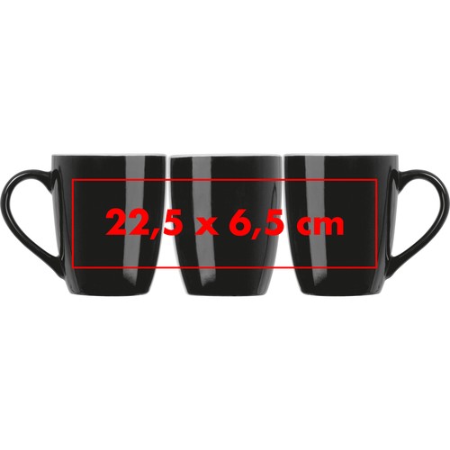 Colored ceramic cup