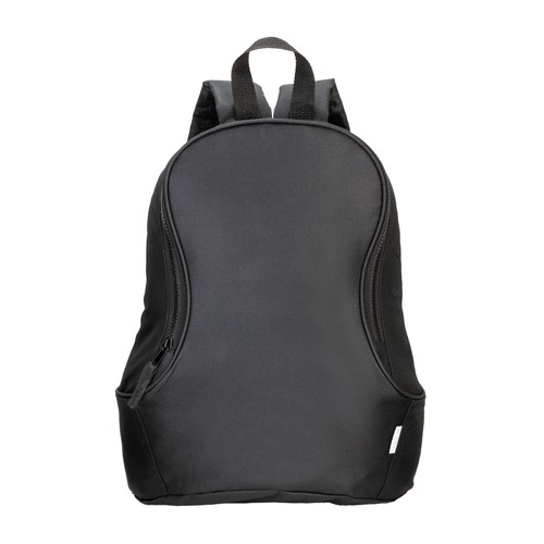 Sac à dos en polyester recyclé R-PET avec bretelles rembourrées réglables Sac à dos en polyester recyclé R-PET avec bretelles rembourrées réglables