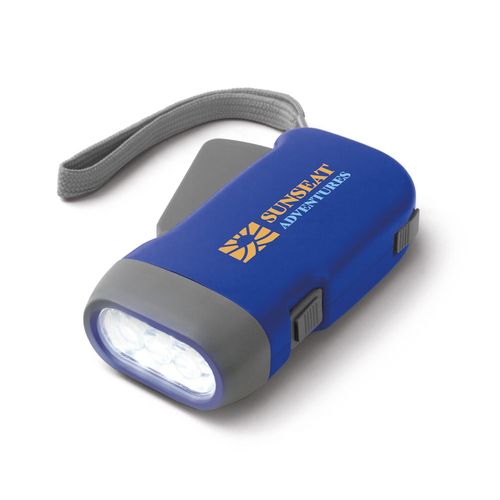 EDDIE. Linterna Dynamo con 3 leds