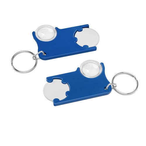 Chip holder with 1€ chip and magnifier