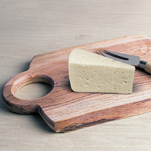 Tagliere con manico, fatto in acacia Ceneselli