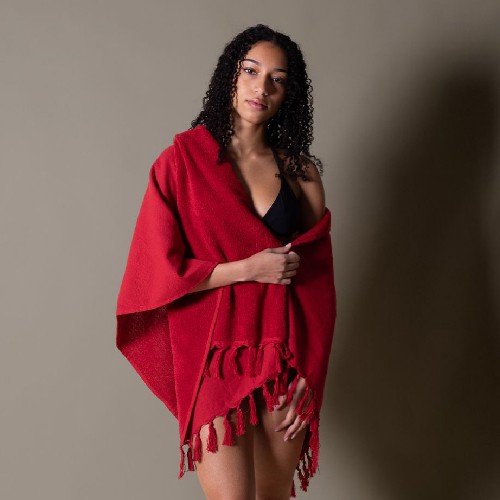 Asciugamano con un lato in spugna, un lato liscio. Nemophila