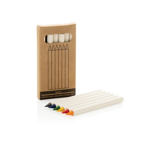 Micki GRS 6-delige set infinity kleurpotloden