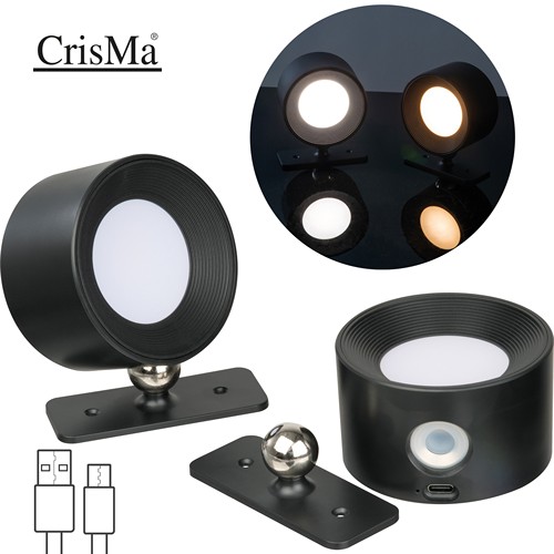 CrisMa rechargeable wall lamps set of 2