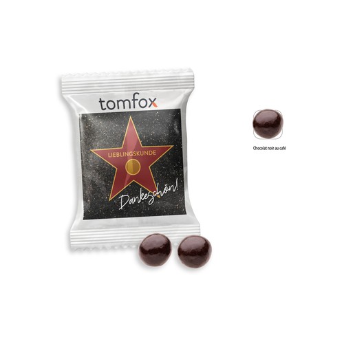 Chocolate Coffee Bean promotional bag, Chocolate Coffee Bean