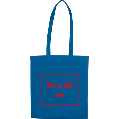 Cotton bag with long handles
