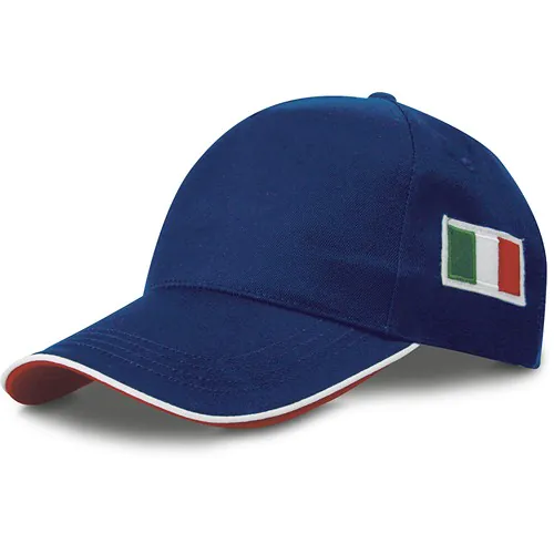 5 PANELS CAP WITH ITALIAN FLAG 5 PANELS CAP WITH ITALIAN FLAG