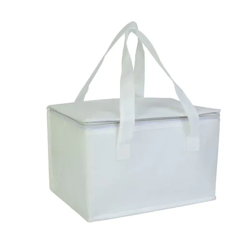 Sac isotherme en TNT laminé et intérieur argenté Sac isotherme en TNT laminé et intérieur argenté