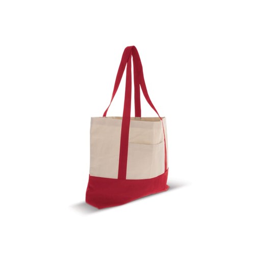 Borsa da spiaggia tela di cotone OEKO-TEX® 280g/m² 42x10x30cm Borsa da spiaggia tela di cotone OEKO-TEX® 280g/m² 42x10x30cm