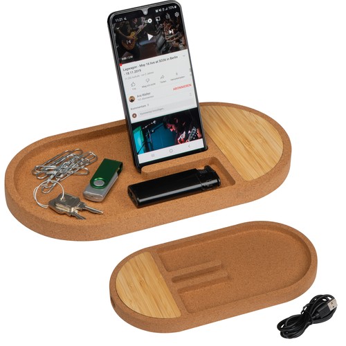 Desk organiser with charging station Lancaster