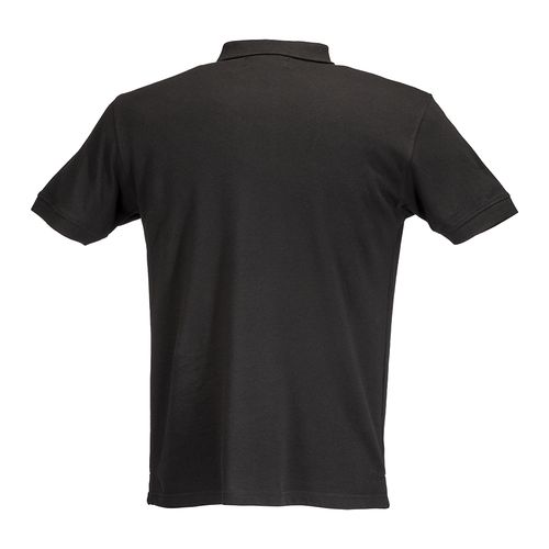 100% piqué cotton (180 g/m2) short-sleeved polo shirt with two-button collar