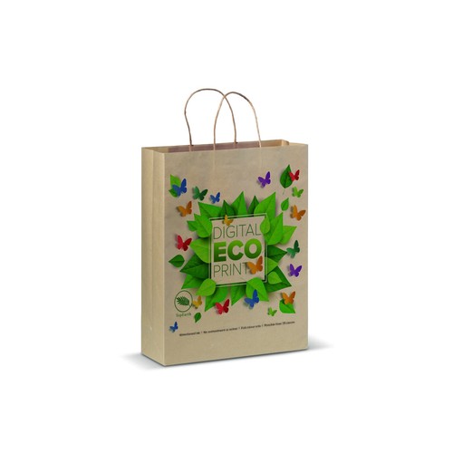 Sac en papier kraft 100g/m² 32x12x41cm
