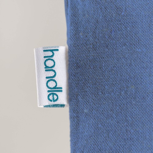 Shopper en coton recyclé 190 g/m2, anses longues, 38 X 42 cm