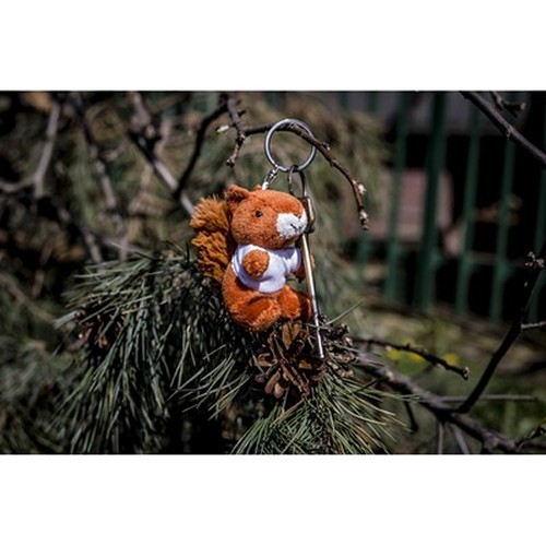 Écureuil en peluche, porte-clés | Ginny
