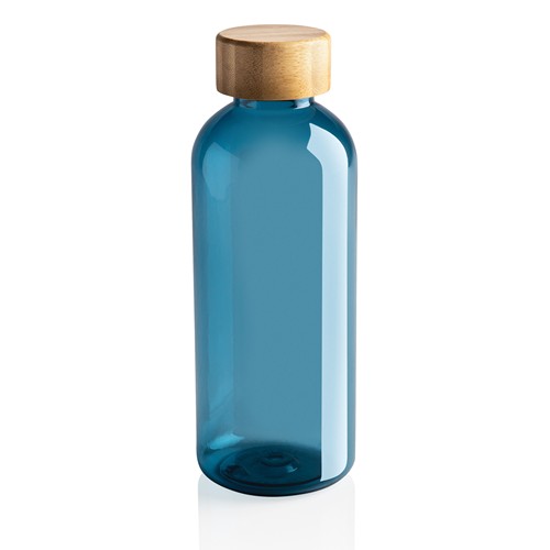 Bouteille 600ml en rPET RCS avec couvercle en bambou