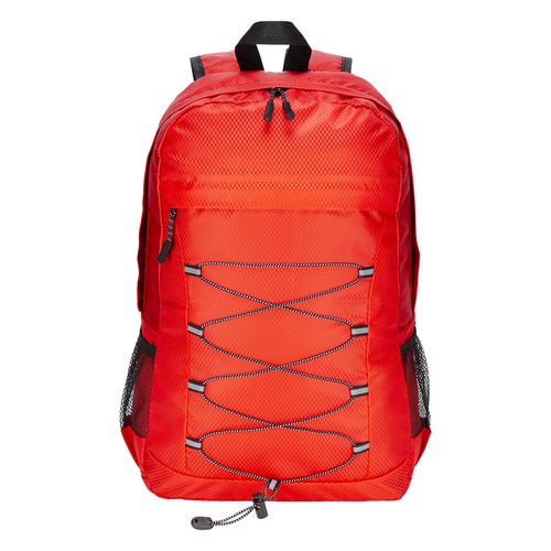 210D RIPSTOP polyester retractable backpack with 4 pockets whome two mesh side pockets