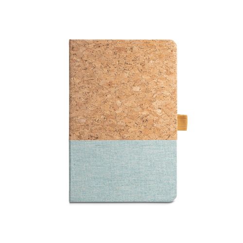 KLEE. Block notes A5 in sughero e lino con pagine a righe KLEE. Block notes A5 in sughero e lino con pagine a righe