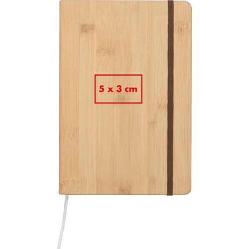 A5 quaderno con copertina effetto legno WYATT