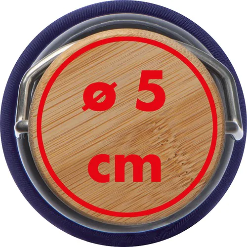 Drinkfles van glas met ommanteling Drinkfles van glas met ommanteling