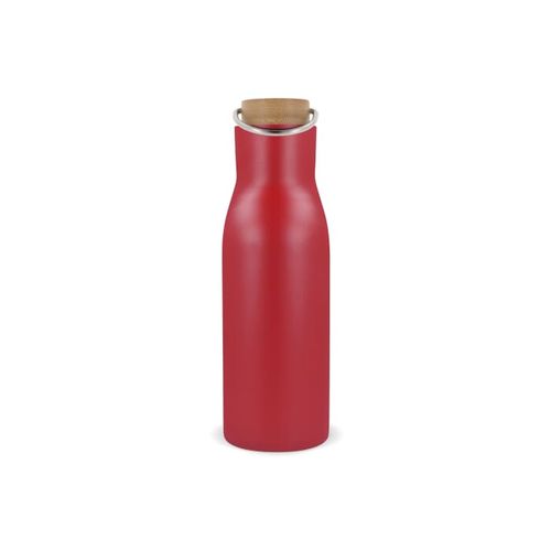 Isolier-Flasche mit Bambusdeckel, 500ml Isolier-Flasche mit Bambusdeckel, 500ml