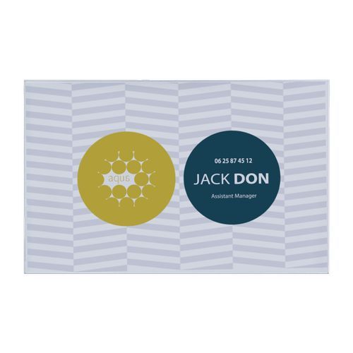 BADGE AIMANT 5.7 X 9 CM