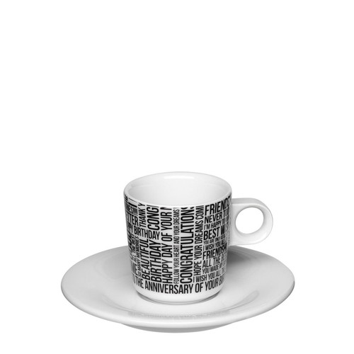 Espresso Cup Shape 201 + 1C full decor printing